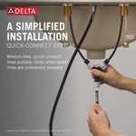 Delta Arvo Two Handle Widespread Pull-Down Bathroom Faucet in Matte Black, 35840LF-BLPD, MRSP: $385, FINAL PRICE: $ + TAX