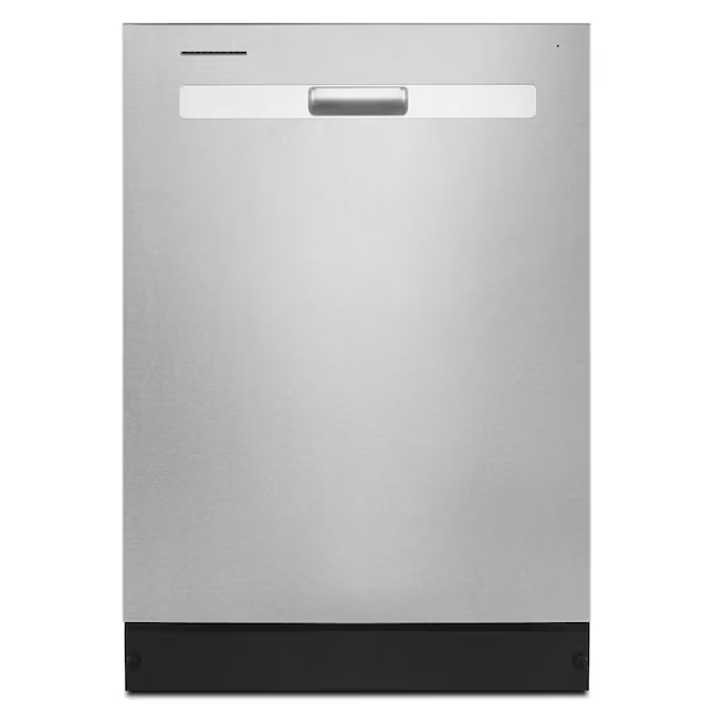 Whirlpool Eco Series 24-in Top Control Built-In Dishwasher (Fingerprint Resistant Stainless Steel) 55-dBA Standard Sound Level