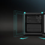 Hisense 23.4-in W 164 -Can Capacity Stainless Steel Built-in/Freestanding Indoor Beverage Refrigerator with Glass Door