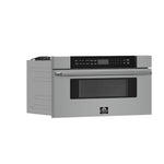 FORNO 29.9-in 1.2-cu ft 1000 -Watt Microwave Drawer ( Stainless Steel )