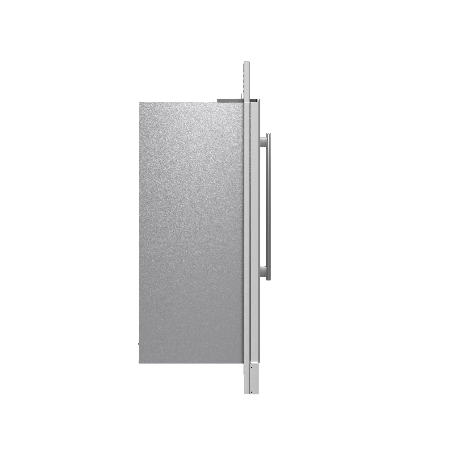 FORNO Rizzuto 27.6-cu ft Counter-Depth 60-in Wide Side-by-Side Refrigerator (Stainless Steel)