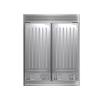 FORNO Rizzuto 27.6-cu ft Counter-Depth 60-in Wide Side-by-Side Refrigerator (Stainless Steel)