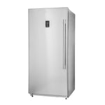 FORNO Rizzuto 27.6-cu ft Counter-Depth 60-in Wide Side-by-Side Refrigerator (Stainless Steel)