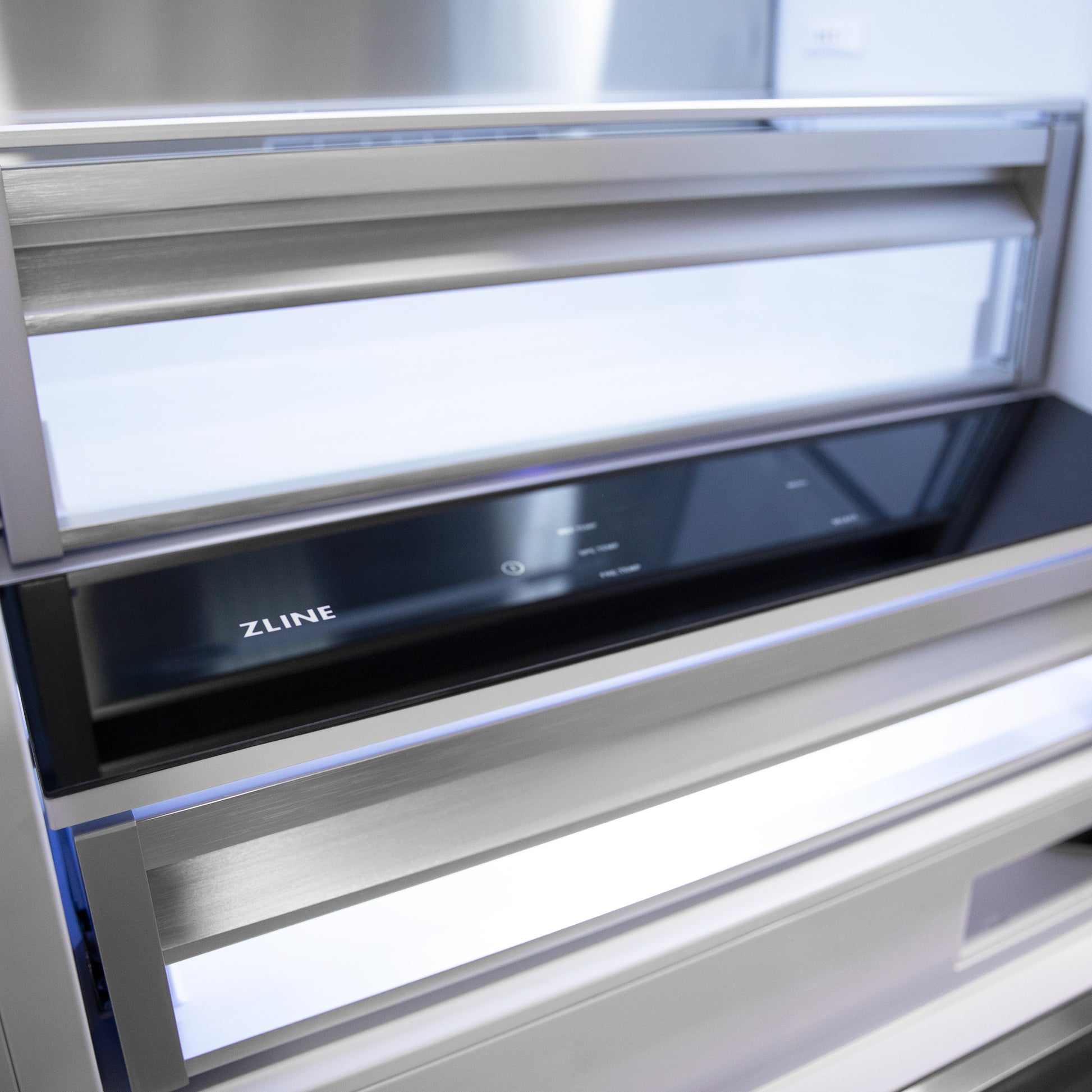 ZLINE KITCHEN & BATH Built-In 16.1-cu ft Counter-Depth 30-in Wide Built-In Bottom-Freezer Refrigerator with Ice Maker ( Custom Panel-Ready ) ENERGY STAR Certified