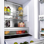 ZLINE KITCHEN & BATH Built-In 16.1-cu ft Counter-Depth 30-in Wide Built-In Bottom-Freezer Refrigerator with Ice Maker ( Custom Panel-Ready ) ENERGY STAR Certified