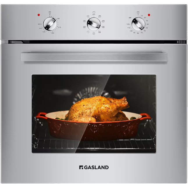 GASLAND 24-in Single Electric Wall Oven Single-fan (Stainless Steel), ES609MS *HD2509, Retail: $599.99 , FINAL PRICE: $399.99 + TAX