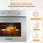 GASLAND 24-in Single Electric Wall Oven Single-fan (Stainless Steel), ES609MS *HD2509, Retail: $599.99 , FINAL PRICE: $399.99 + TAX