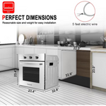 GASLAND 24-in Single Electric Wall Oven Single-fan (Stainless Steel), ES609MS *HD2509, Retail: $599.99 , FINAL PRICE: $399.99 + TAX