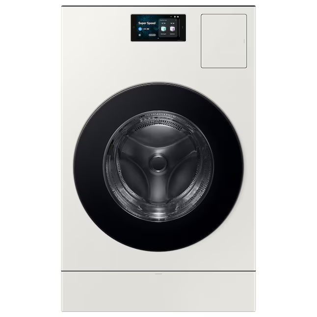 Samsung Bespoke 5.3-cu ft Capacity Ivory Vented All-In-One Washer Dryer Combo , WD90F53AVY *JR2509, Retail: $3,099.00, FINAL PRICE: $1,499.99 + TAX