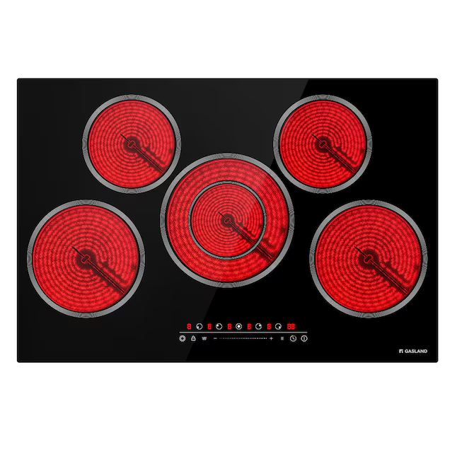 GASLAND 30-in 5 burners Smooth Surface Black Electric Cooktop, CH775BF *JR2512, Retail: $499.99, FINAL PRICE: $199.99 + TAX