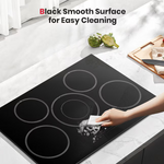 GASLAND 30-in 5 burners Smooth Surface Black Electric Cooktop, CH775BF *JR2512, Retail: $499.99, FINAL PRICE: $199.99 + TAX