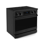 Thor Kitchen Gordon Ramsay Series 36-in Glass Top 5 burners 6-cu ft Air Fry Convection Oven Freestanding Electric Range ( Stainless