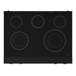 Thor Kitchen Gordon Ramsay Series 36-in Glass Top 5 burners 6-cu ft Air Fry Convection Oven Freestanding Electric Range ( Stainless
