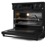 Thor Kitchen Gordon Ramsay Series 36-in Glass Top 5 burners 6-cu ft Air Fry Convection Oven Freestanding Electric Range ( Stainless