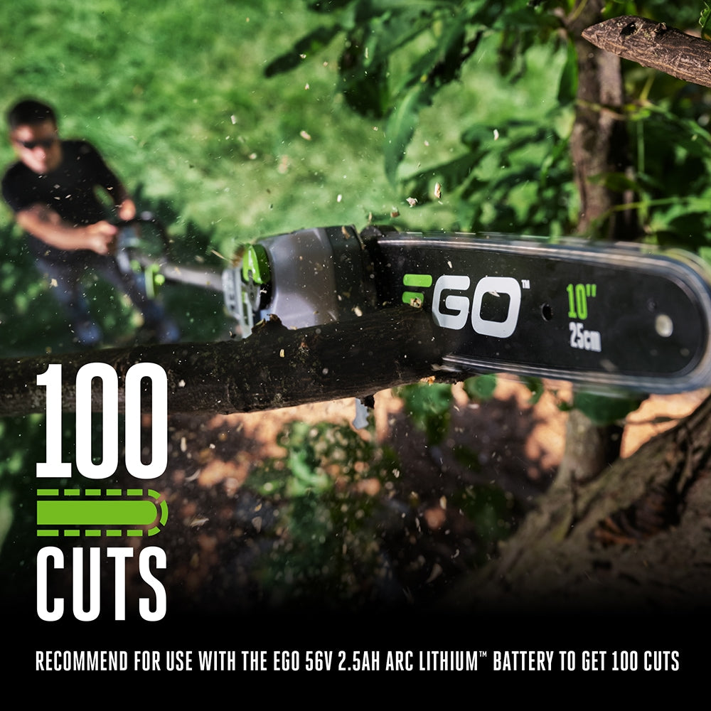 EGO 56-volt 10-in Battery Pole Saw