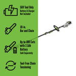 EGO 56-volt 10-in Battery Pole Saw