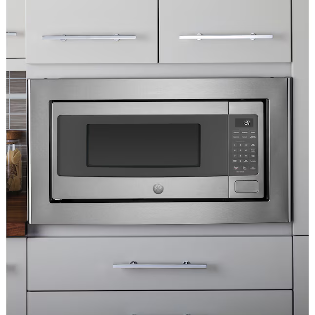 GE Profile 1.1-cu ft Medium 800-Watt Sensor Cooking Controls Countertop Microwave (Stainless Steel), PCHK11S1WSS *JR2508, Retail: $519.00, FINAL PRICE: $299.99 + TAX