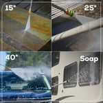 Greenworks 3000-PSI 2.0-GPM Cold Water Electric Pressure washer with 5 Spray Tips