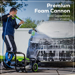Greenworks 3000-PSI 2.0-GPM Cold Water Electric Pressure washer with 5 Spray Tips