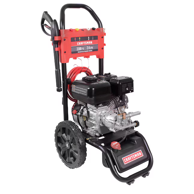 CRAFTSMAN (49-State) 3100-PSI 2.4-GPM Cold Water Gas Pressure Washer with 4 Spray Tips, CMXGWFN061294 *JR2508, Retail: $359.00, FINAL PRICE: $199.99 + TAX