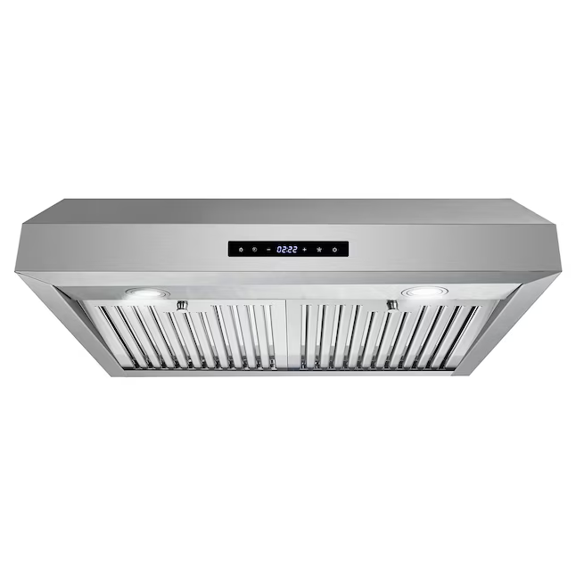 Cosmo 30-in Ductless 380-CFM Stainless Steel Under Cabinet Range Hood, UMC30 *JR2509, Retail: $347.99, FINAL PRICE: $159.99 + TAX