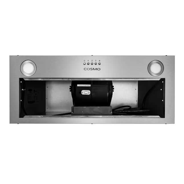 Cosmo 30-in Ducted 380-CFM Stainless Steel Insert Under Cabinet Range Hood, COS-30iRHP *JR2508, Retail: $386.99, FINAL PRICE: $199.99 + TAX