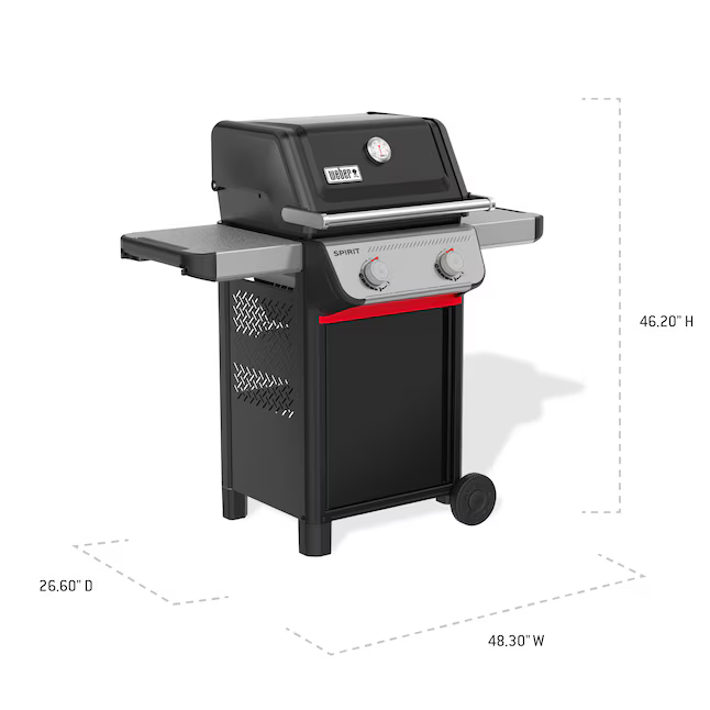 Weber Spirit E-210 Black 2-Burner Liquid Propane Gas Grill, 1501000 *JR2509, Retail: $449.00, FINAL PRICE: $249.99 + TAX
