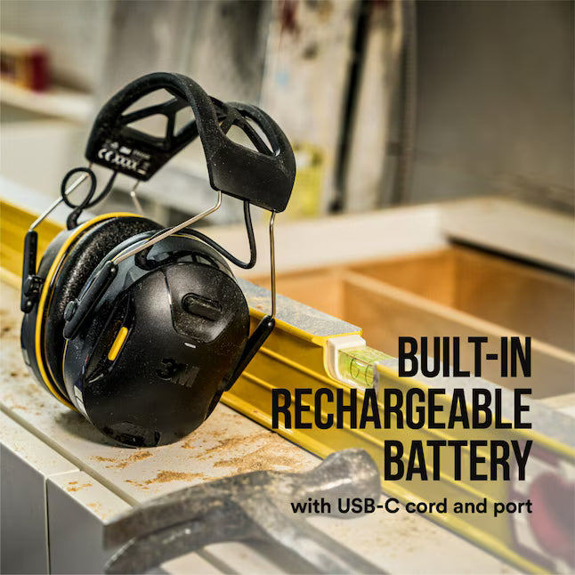 3M Worktunes Connect Reusable Cordless Hearing Protection Earmuffs Bluetooth Compatibility 26 dB Noise Reduction Rating, 6543710, FINAL PRICE: $59.99 + TAX