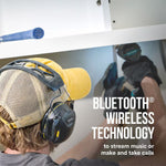 3M Worktunes Connect Reusable Cordless Hearing Protection Earmuffs Bluetooth Compatibility 26 dB Noise Reduction Rating, 6543710, FINAL PRICE: $59.99 + TAX