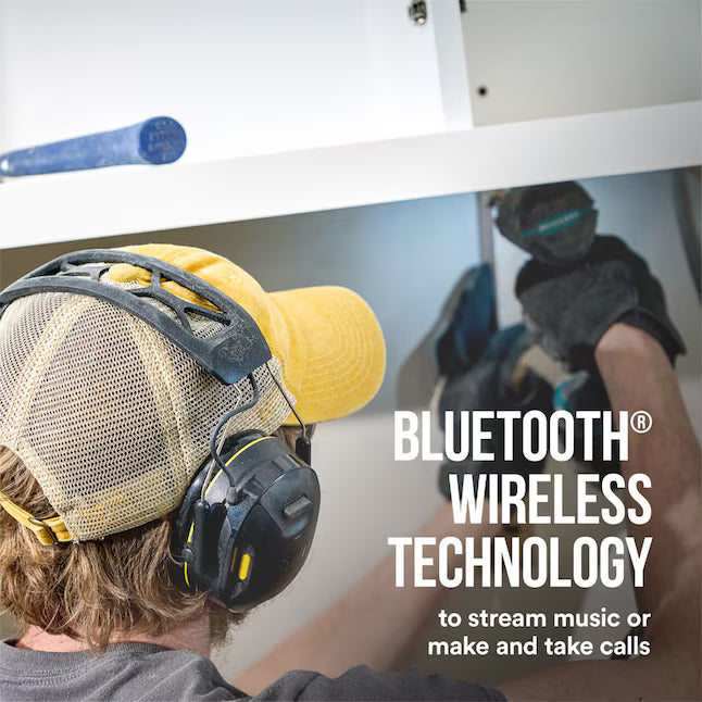3M Worktunes Connect Reusable Cordless Hearing Protection Earmuffs Bluetooth Compatibility 26 dB Noise Reduction Rating, 6543710, FINAL PRICE: $59.99 + TAX