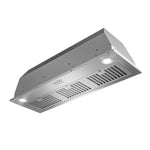 Cosmo 36 inch Ducted 380-CFM Stainless Steel Insert Under Cabinet Range Hood