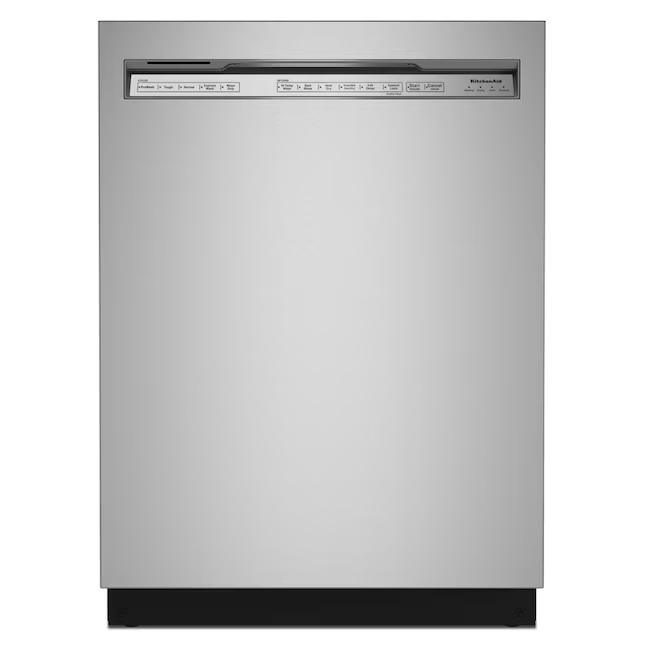 KitchenAid 24-in Front Control Built-in Dishwasher With Third Rack (Stainless Steel with PRINTSHIELD Finish) 39-dBA, KDFE204KPS/3 *JR2508, Retail: $1,149.00, FINAL PRICE: $579.99 + TAX