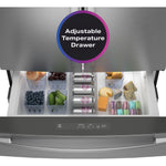 GE Profile Standard-Depth 28.7-cu ft 36-in Wide with Ice Maker ( Fingerprint-resistant Stainless Steel ) ENERGY STAR Certified