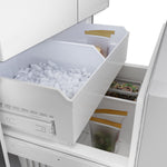 Bosch 300 Series 26-cu ft 3 -Door 36-in Wide Smart Compatible French Door Refrigerator with Ice Maker with Water & Ice Dispenser (Stainless Steel)