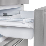 FORNO Counter-Depth Moena 19.2-cu ft 35.9-in Wide French Door Refrigerator with Ice