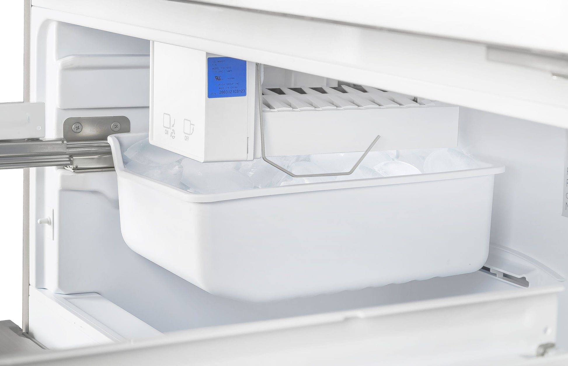 FORNO Counter-Depth Moena 19.2-cu ft 35.9-in Wide French Door Refrigerator with Ice