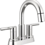 Delta Nicoli Two Handle Centerset Pull-Down Bathroom Faucet in Chrome, 25749LF-PD, MRSP: $233.2, FINAL PRICE: $ + TAX