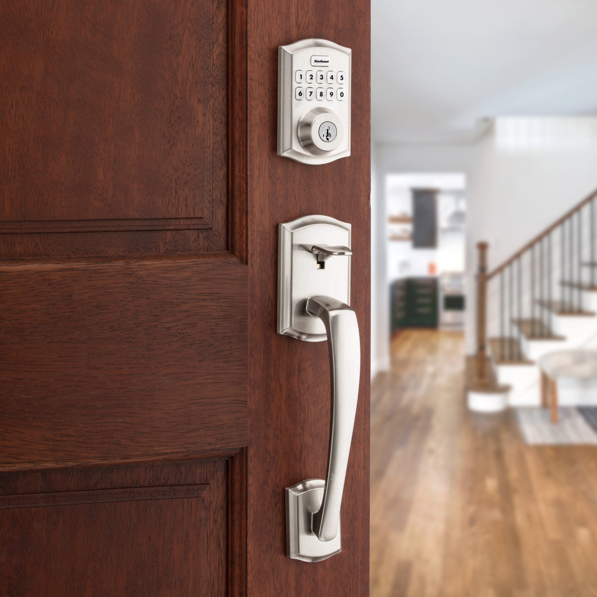 Smart Keypad Electronic Deadbolt Lock ft. SmartKey Security