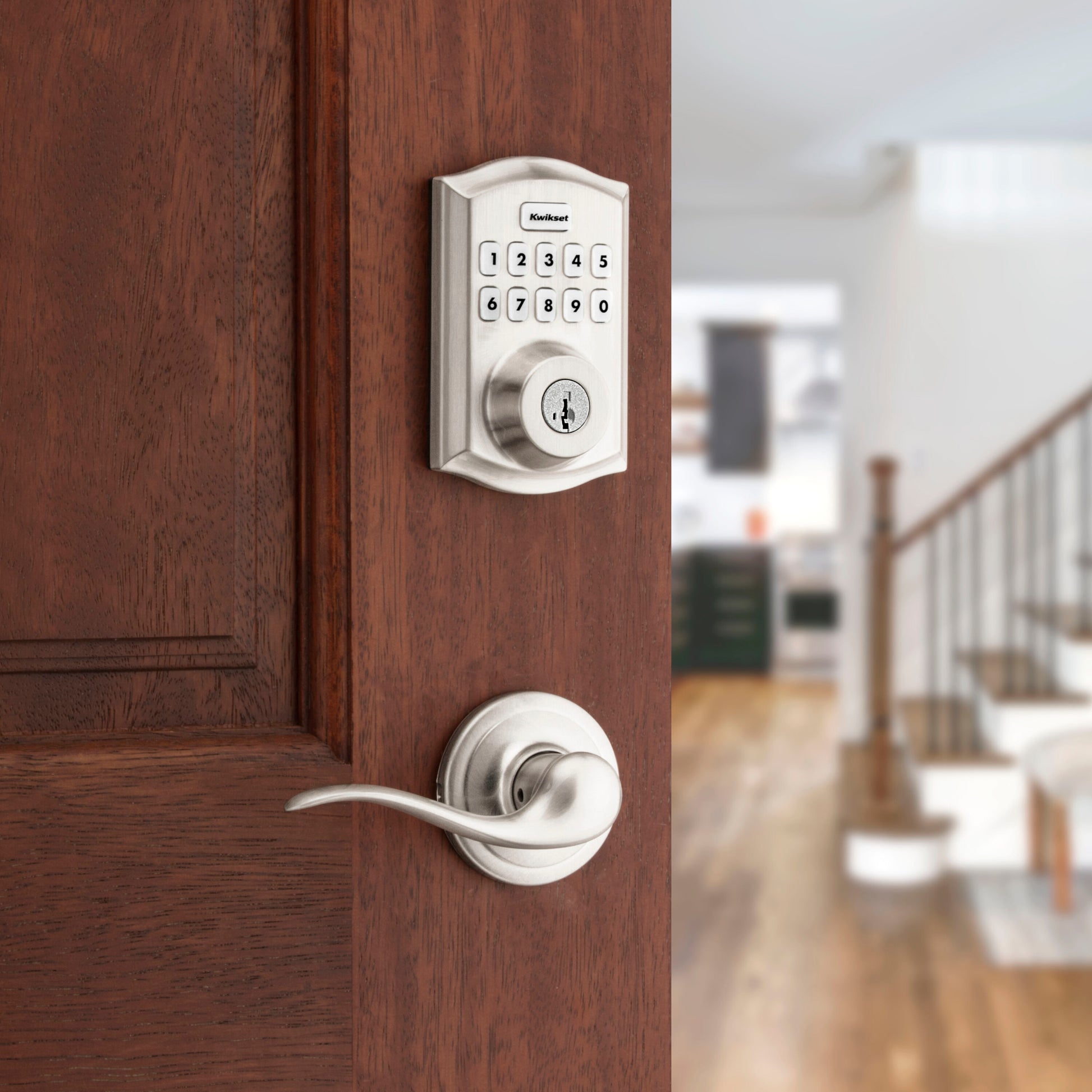 Smart Keypad Electronic Deadbolt Lock ft. SmartKey Security