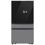 Samsung Bespoke Standard-Depth 28.6-cu ft 4-Door 36-in Smart Compatible French Door Refrigerator with Dual Ice Maker with Water Dispenser (Fingerprint Resistant Stainless Steel), RF90F29BECR *JR2510, Retail: $3,999.00, FINAL  PRICE: $1,999.99 + TAX