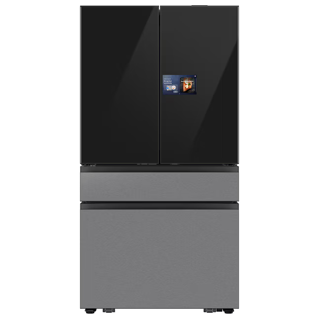 Samsung Bespoke Standard-Depth 28.6-cu ft 4-Door 36-in Smart Compatible French Door Refrigerator with Dual Ice Maker with Water Dispenser (Fingerprint Resistant Stainless Steel), RF90F29BECR *JR2510, Retail: $3,999.00, FINAL  PRICE: $1,999.99 + TAX