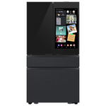 Samsung Bespoke Standard-Depth Family Hub 28.6-cu ft 4-Door French Door Refrigerator with Dual Ice Maker with Water Dispenser (Charcoal Glass Top with Matte Black Steel), RF90F29AECE *BG, MSRP: $4,699.00, FINAL PRICE: $2,299.99 + TAX