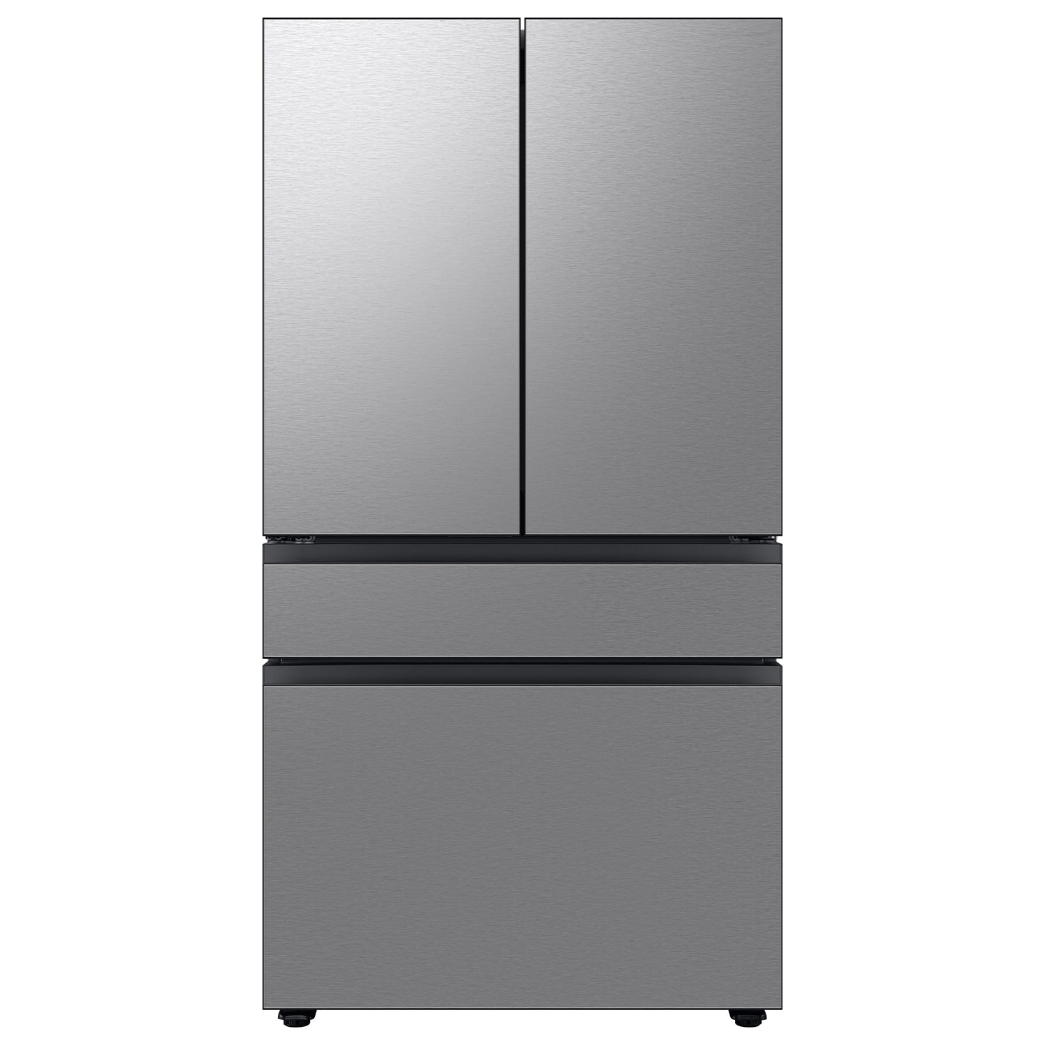 Samsung Bespoke Counter-Depth Inner Beverage Center 23-cu ft 4 -Door 36-in Wide with Ice Maker ( Fingerprint Resistant Stainless Steel ) ENERGY STAR Certified