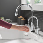Delta Contemporary Round Beverage Faucet in Arctic Stainless, 1930-AR-DST, MRSP: $485, FINAL PRICE: $ + TAX