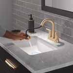 Delta Nicoli Two Handle Centerset Pull-Down Bathroom Faucet in Champagne Bronze, 25749LF-CZPD, MRSP: $174.90, FINAL PRICE: $79.99 + TAX