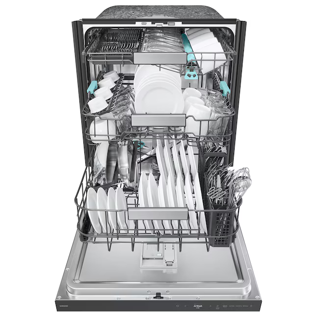 Samsung StormWash+ with 3rd Rack 24-in Top Control Built-in Dishwasher With Third Rack (Fingerprint Resistant Stainless Steel) 38-dBA, DW90F89T0USR *BG, MSRP: $1,299.00, FINAL PRICE: $629.99 + TAX