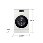 Samsung Bespoke 5.3-cu ft Capacity Ivory Vented All-In-One Washer Dryer Combo , WD90F53AVY *JR2509, Retail: $3,099.00, FINAL PRICE: $1,499.99 + TAX
