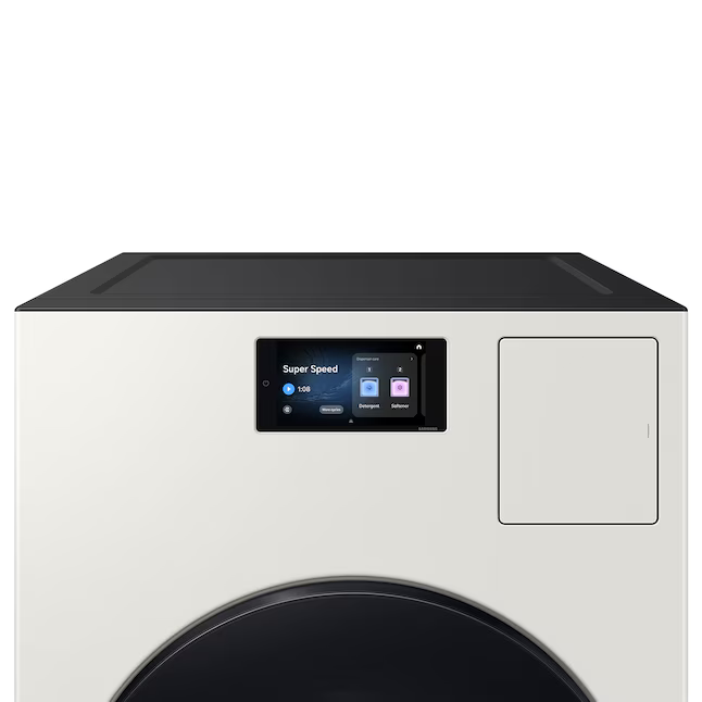 Samsung Bespoke 5.3-cu ft Capacity Ivory Vented All-In-One Washer Dryer Combo , WD90F53AVY *JR2509, Retail: $3,099.00, FINAL PRICE: $1,499.99 + TAX