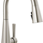 Delta Lenta Single-Handle Pull-Down Kitchen Faucet with Touch2O Technology in Spotshield Stainless Steel, 19802TLZ-SP-DST, MRSP: $339, FINAL PRICE: $149.99 + TAX