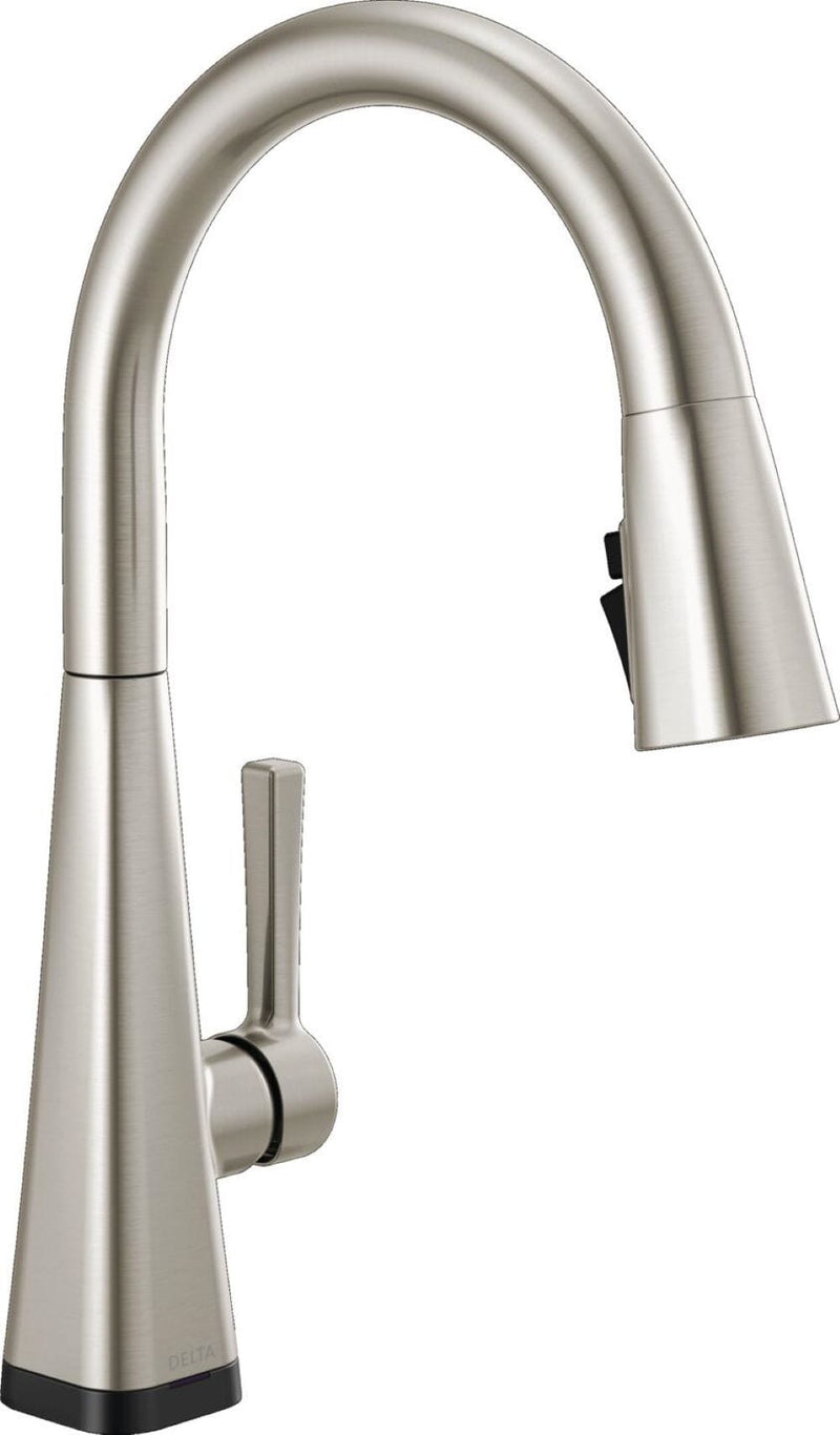 Delta Lenta Single-Handle Pull-Down Kitchen Faucet with Touch2O Technology in Spotshield Stainless Steel, 19802TLZ-SP-DST, MRSP: $339, FINAL PRICE: $149.99 + TAX